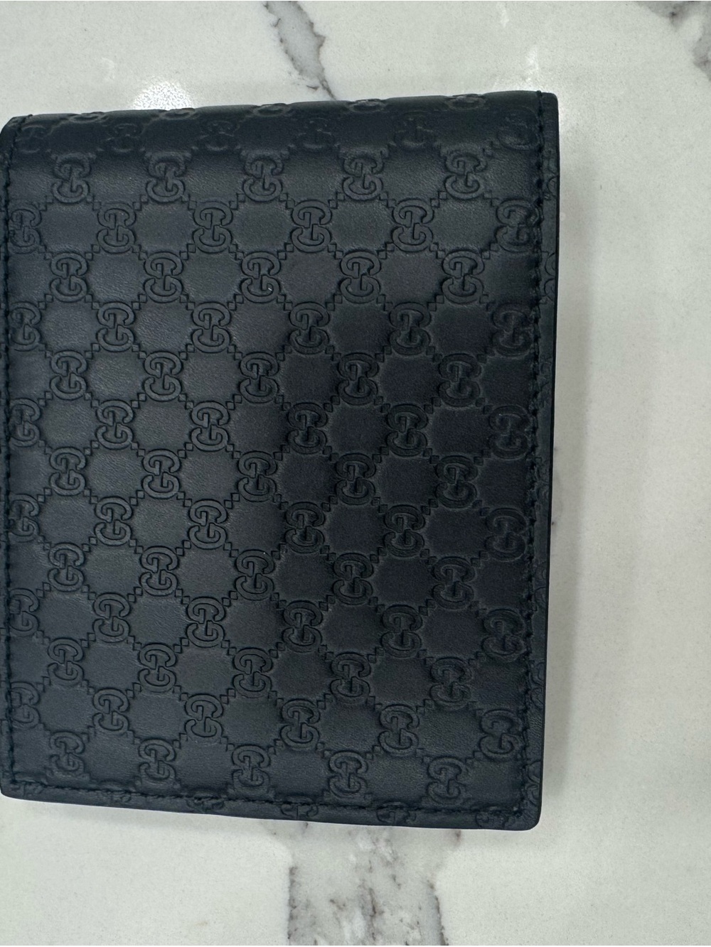 Gucci Black Embossed GG Leather Wallet - Picture 2 of 12